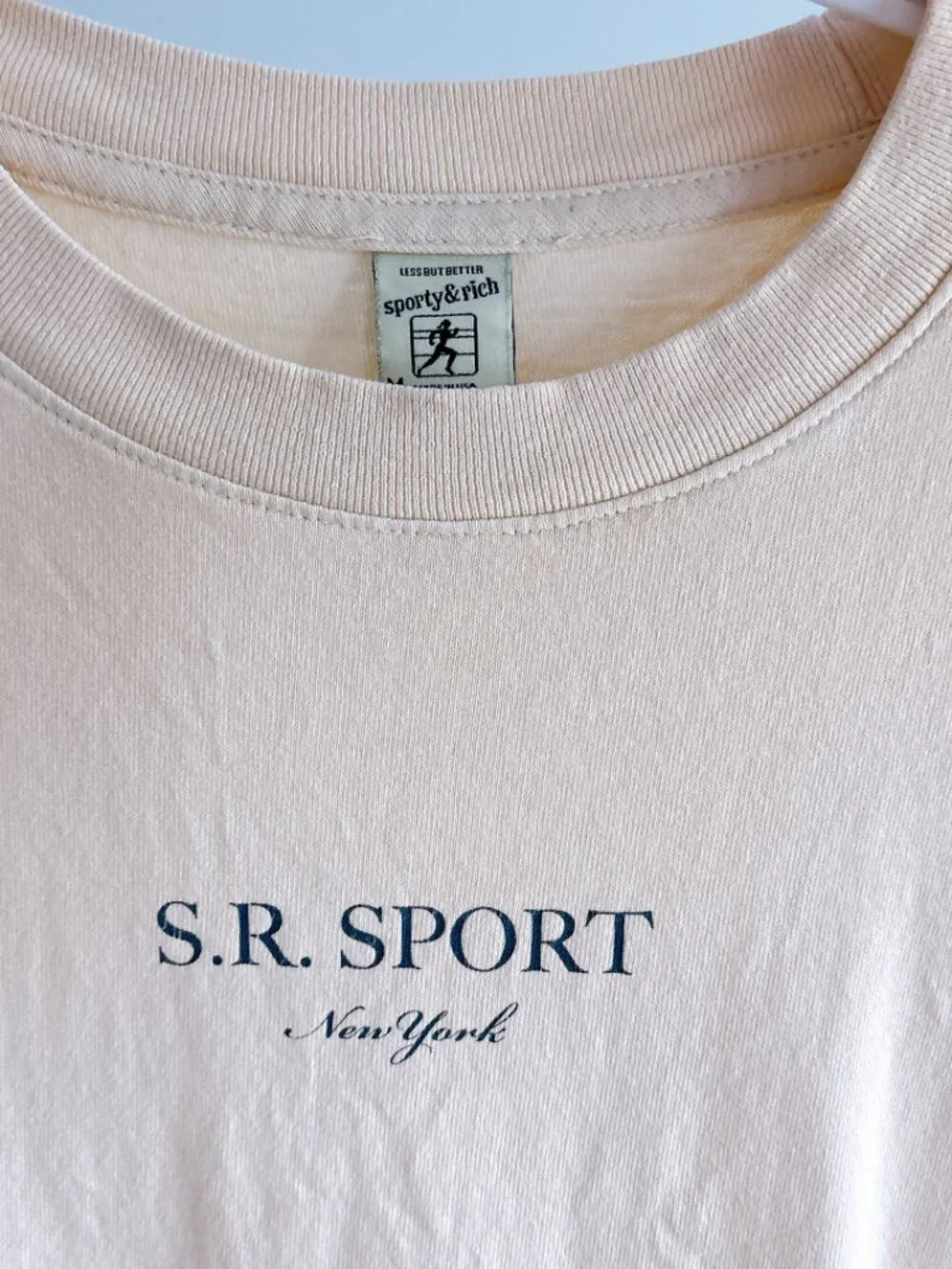 99% NEW SPORTY AND RICH TEE, SIZE M - Picture 4 of 5